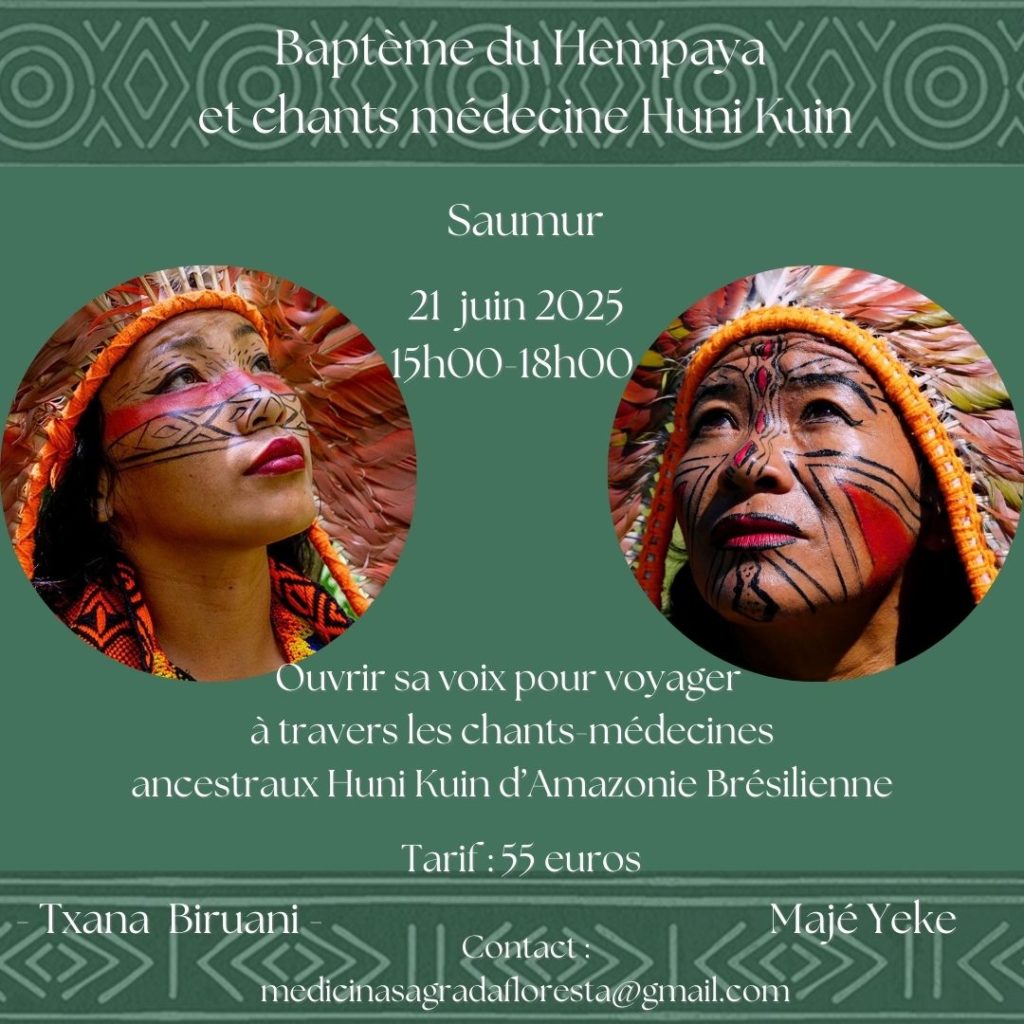 Baptème du Hempaya et ouverture de la voix. Chants médecine Chamanisme