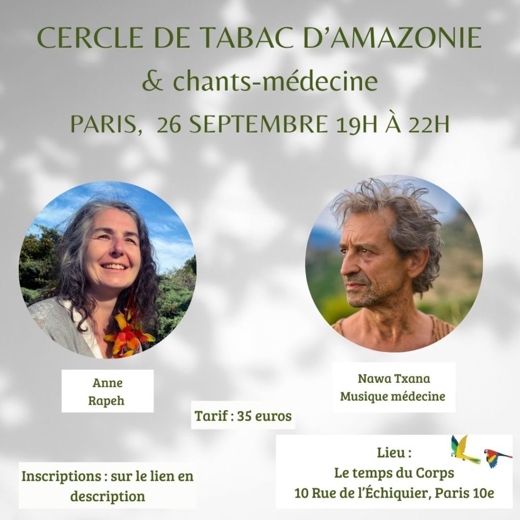 Cercle de rapeh et chants médecine