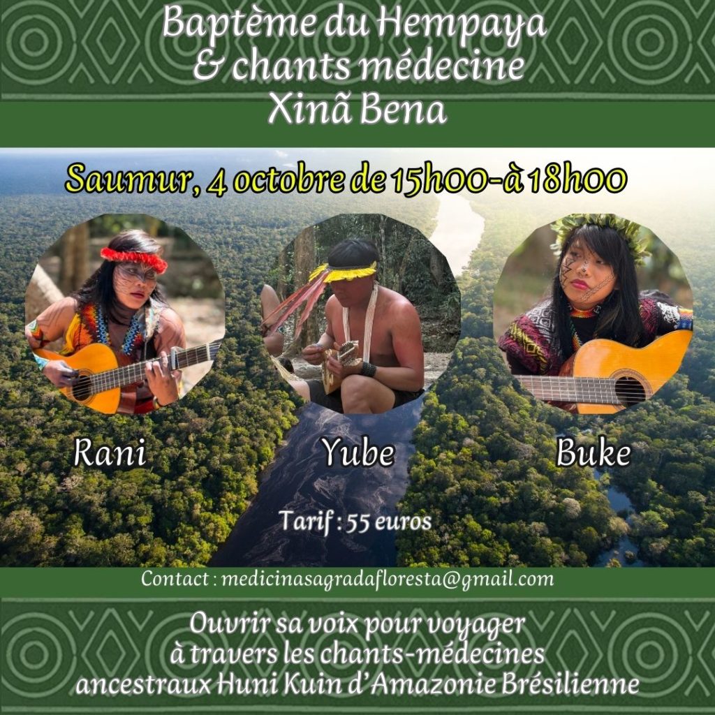 Baptème du Hempaya et ouverture de la voix. Chants médecine Chamanisme